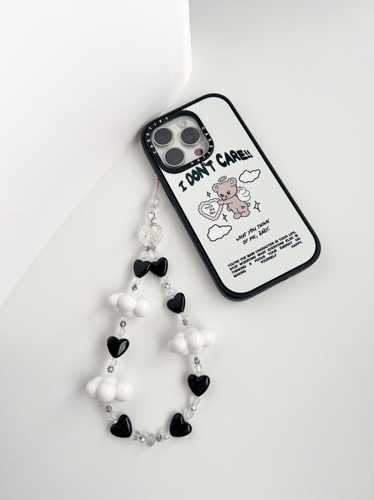 Queen of Spades  Phone Charm